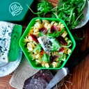 Lunch box Vert 1 contenant - Matière d'origine végétale