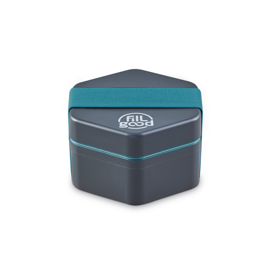 Lunchbox végétale - Bleue